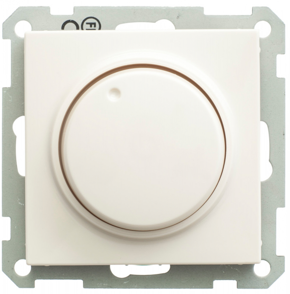Systeme Electric W59 СВЕТОРЕГУЛЯТОР (диммер) поворотный 400Вт 230В механизм СЛОНОВАЯ КОСТЬ