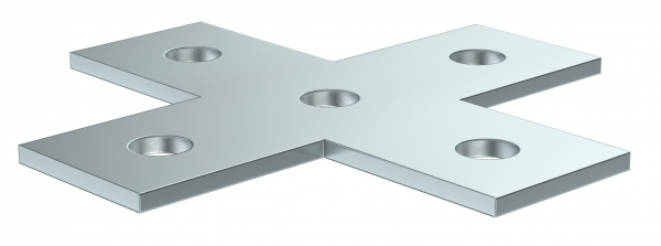 IEK Пластина соединительная X-образная для STRUT-профиля EZ