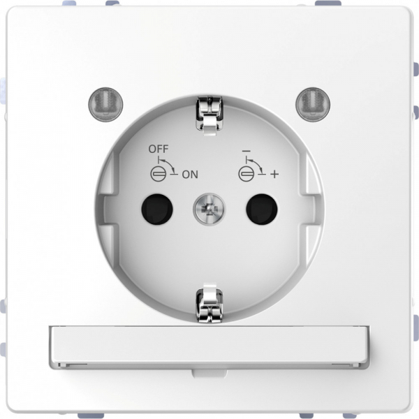 Schneider Electric Merten D-Life Белый Лотос Розетка 16А с/з и LED модулем