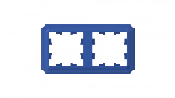 Systeme Electric AtlasDesign Antique Аквамарин Рамка 2-ая, универсальная