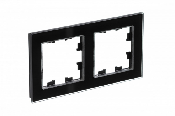 Systeme Electric AtlasDesign Nature Стекло черный Рамка 2-ая