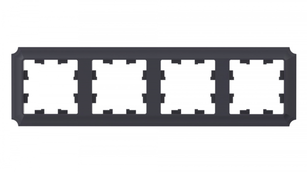 Systeme Electric AtlasDesign Antique Карбон Рамка 4-ая, универсальная