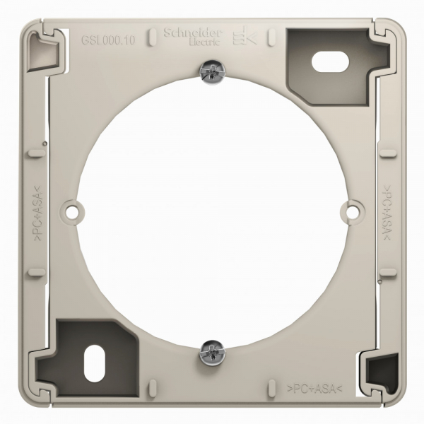 Systeme Electric Glossa Молочный Коробка для наружного монтажа