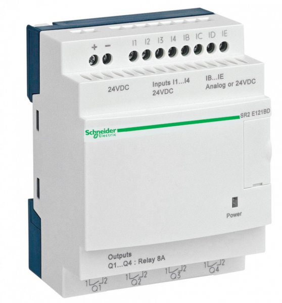 Schneider Electric Zelio Logic Интеллектуальное реле эконом. 12 I/O 24V DC