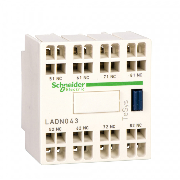 Schneider Electric Contactors D Дополнительный контактный блок 3НО+1НЗ фронтальный монтаж