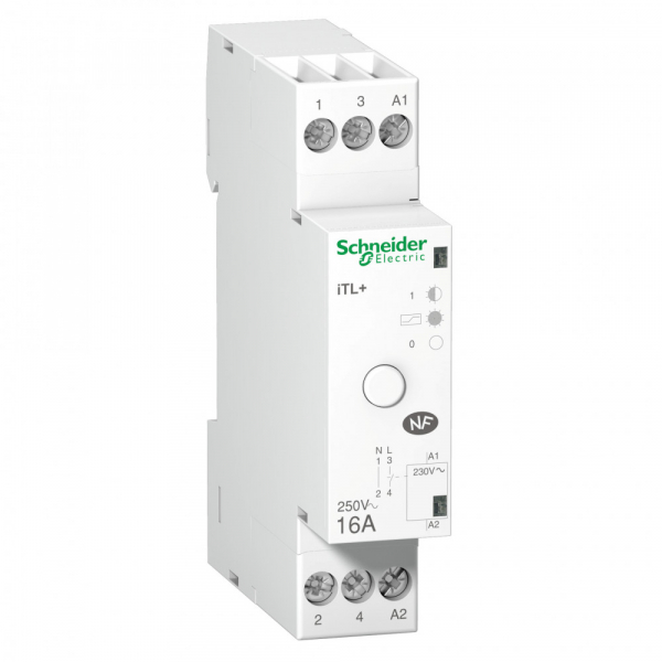 Schneider Electric ИМПУЛЬСНОЕ РЕЛЕ iTL+ 1P+N 16A 230В АС 50ГЦ