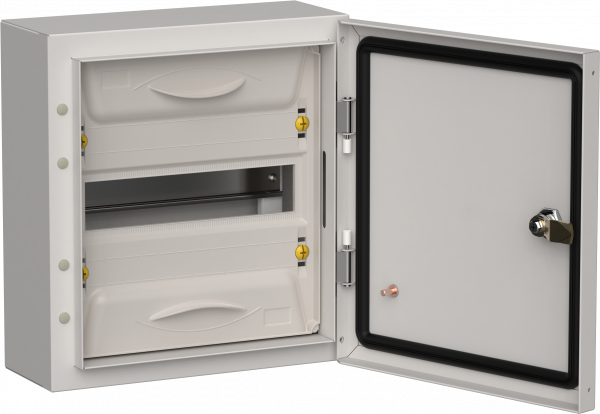 IEK TITAN 5 Корпус мет. ЩРн-12 (1х12) 335х310х140 IP54 сер