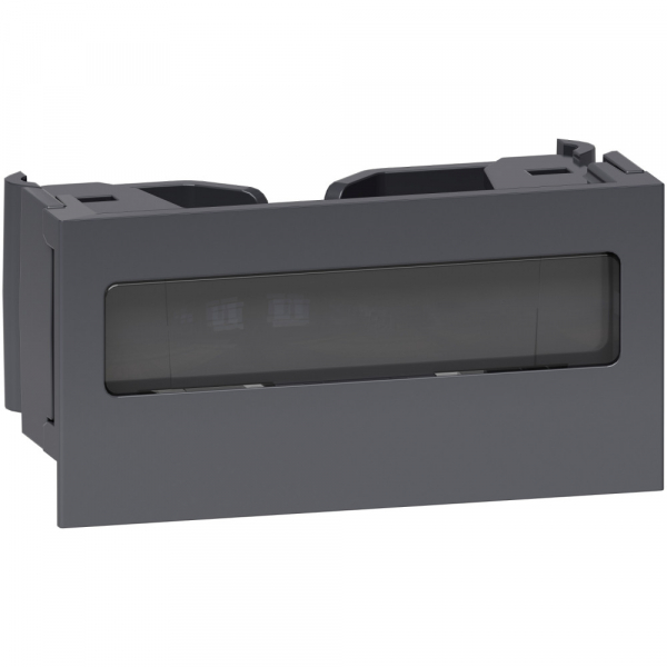 Schneider Electric Unica System+ Держатель этикетки АНТРАЦИТ