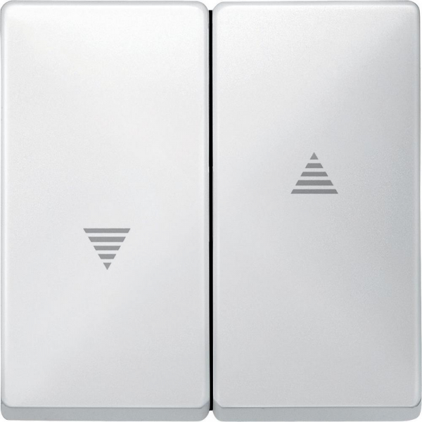 Schneider Electric Merten SD Бел Клавиша 2-ая жалюзийная (термопласт)