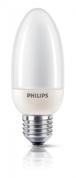 PH Лампа люминесцентная компактная свеча Softone Candle 12W 827 E27