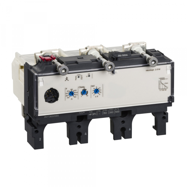 Schneider Electric Compact NSX Расцепитель Micrologic 2.3 M 500A 3P3D для NSX630