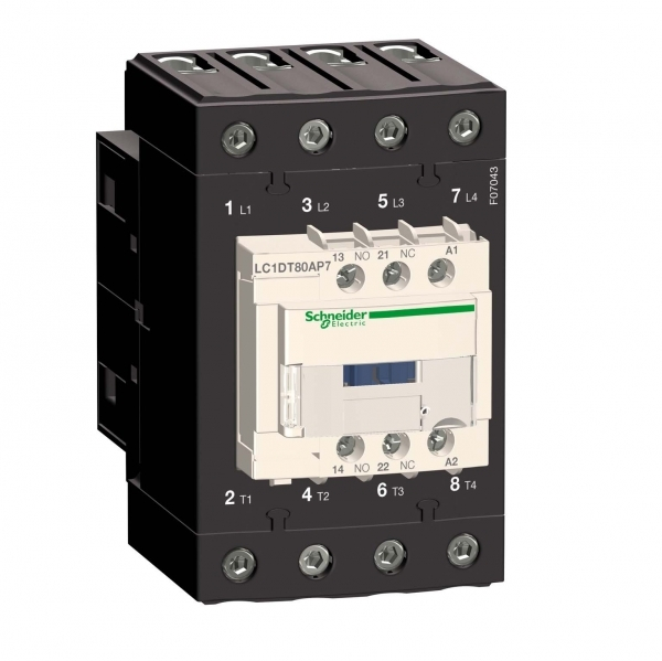 Schneider Electric Contactors D Контактор 4Р Everlink AC1 415В 80A катушка управления 230В AC 50/60Гц