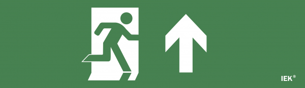 IEK Этикетка самокл. 310х90мм "Фигура/стр. вверх"