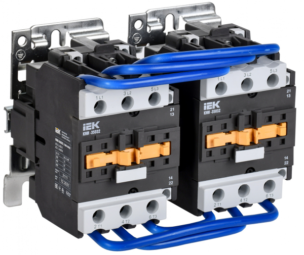 IEK Контактор КМИ-35032 реверс 50А 400В/АС3 2НО;2НЗ