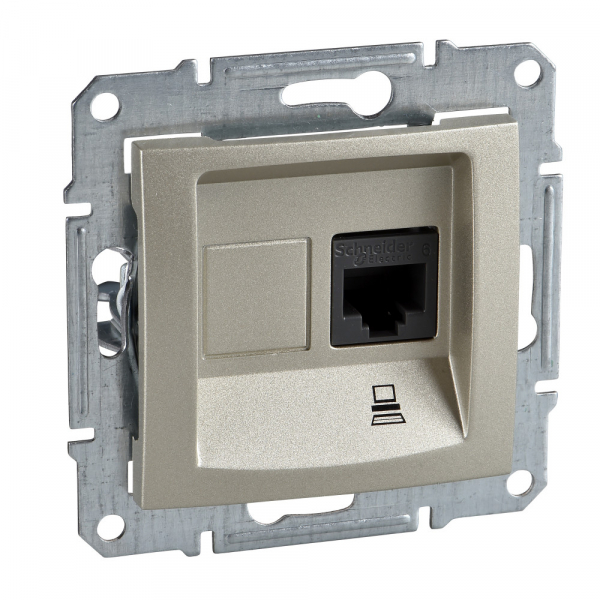 Schneider Electric Sedna Титан Розетка компьютерная 1-ая RJ45 кат. 5e UTP