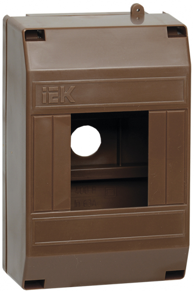 IEK KREPTA 3 Корпус пластиковый КМПн 1/4 IP20 дуб откр.монтаж