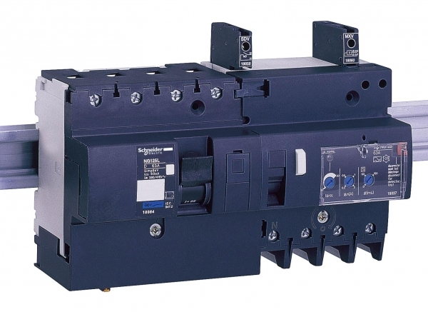 Schneider Electric Acti 9 Vigi NG125 Блок дифференциальной защиты 4P 63A 3000МА A