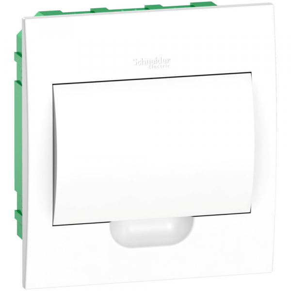 Systeme Electric EASY 9 Корпус встраиваемый с белой дверью 1ряд/8мод, IP40, IK07,63А, 2 клеммы