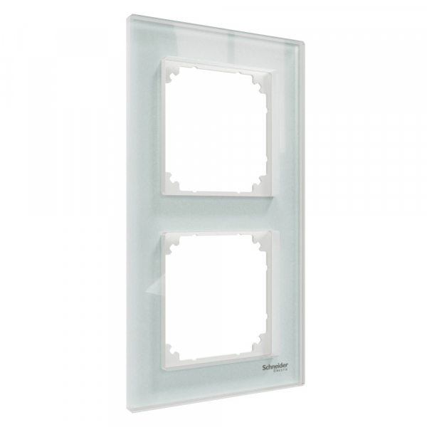 Schneider Electric Merten SM M-Elegance Стекло Белый Кристалл Рамка 2-ая