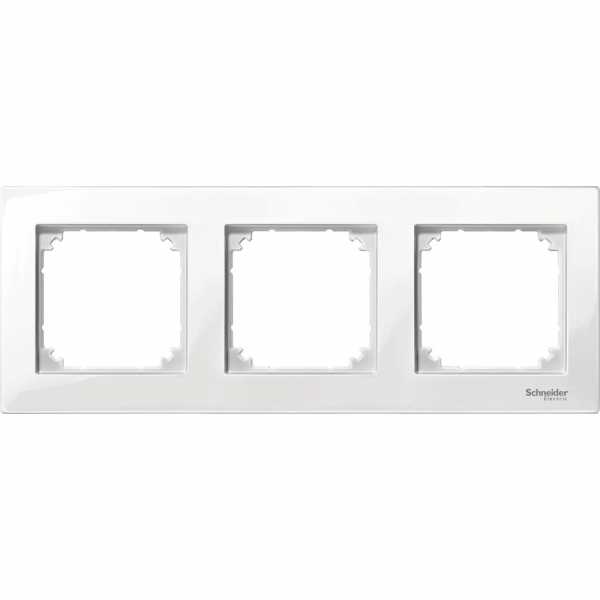 Schneider Electric Merten SM M-Plan Бел глянец Рамка 3-ая