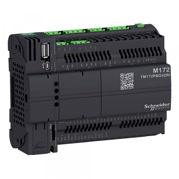 Schneider Electric M172 Производит., без дисплея, 42 I/O Eth, 2 RS485 изол