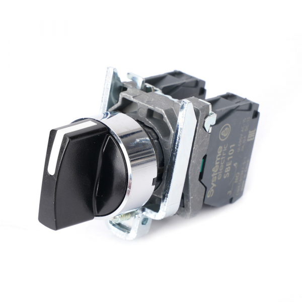 Systeme Electric Переключатель SB4 в сборе модульный 22мм 3 позиции с фиксацией 2НО