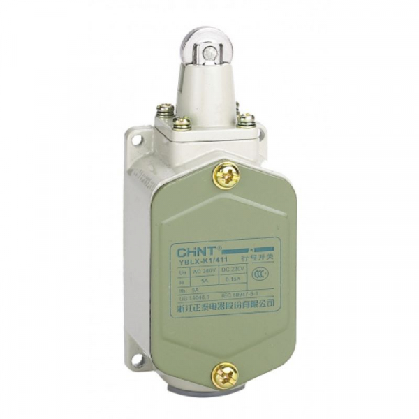 CHINT Выключатель путевой YBLX-K1/411 прямого действия с одинарным роликом (R)