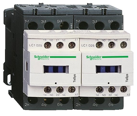 Schneider Electric Contactors D Контакторный блок реверсивный 4Р 200А кат.230В AC IP20