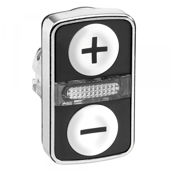 Schneider Electric XB4 Головка кнопки двойная с маркировкой + LED