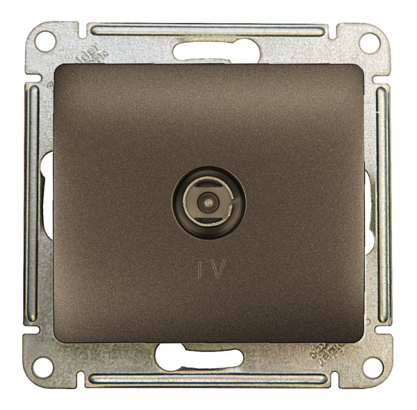 Systeme Electric Glossa Графит Розетка TV оконечная 1DB