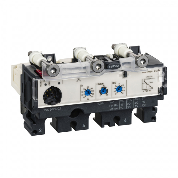 Schneider Electric Compact NSX 3P3T Выключатель Micrologic 2.2 M 100A Расцепитель для NSX100-250