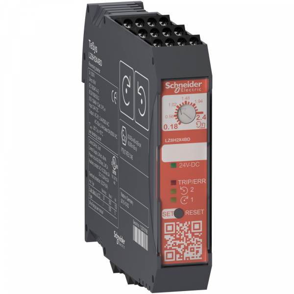 Schneider Electric TeSys T Реверсивный пускатель безопасного отключения 1,5…6,5A 110-230В AC винтовой зажим