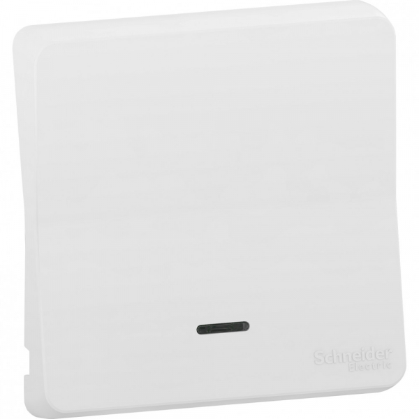 Schneider Electric Mureva Styl Бел Клавиша с линзой подсветки, IP55