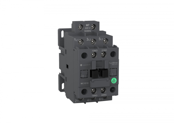 Systeme Electric Контактор MC1D 3P 12A НО+НЗ 110V 50/60ГЦ
