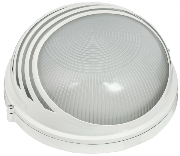 IEK Светильник НПП1107 белый/круг ресничка 100Вт IP54
