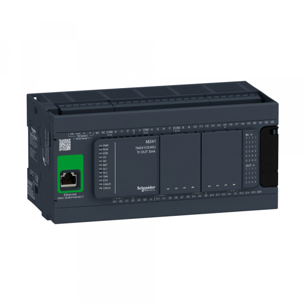 Schneider Electric M241 Блок базовый M241-40IO транзисторный приемник Ethernet