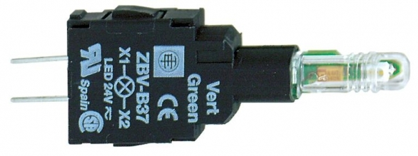 Schneider Electric XB5 Блок подсветки светодиодный 24В (монтаж на печ.пл)