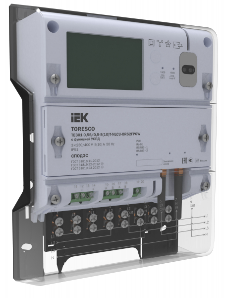 IEK TORESCO Счетчик ЭЭ TE301 1/1-5(100)-NRLCU-ORS2FPGW