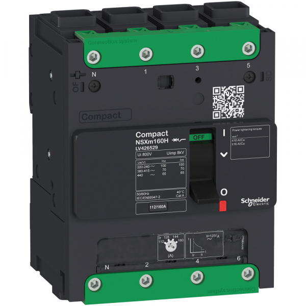 Schneider Electric Compact NSXm Автоматический выключатель 4P4Т 36kA TM63D Elink