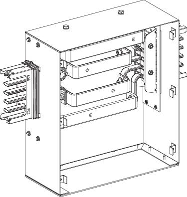 Schneider Electric Canalis Секция вводная центральная 400А (KSA400ABT4)