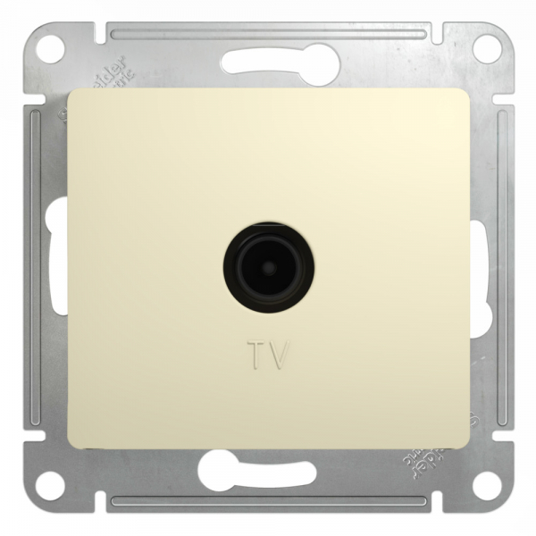 Systeme Electric Glossa Беж Розетка TV оконечная 4DB
