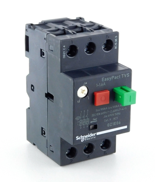 Schneider Electric EasyPact TVS GZ1E Автоматический выключатель 1-1,6A