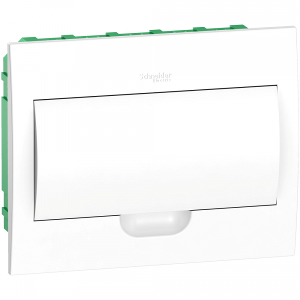 Systeme Electric EASY 9 Корпус встраиваемый с белой дверью 1ряд/12мод, IP40, IK07, 63А, 2 клеммы