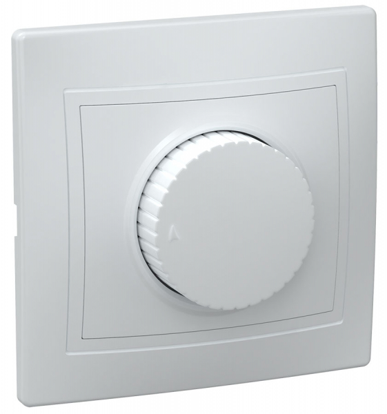 IEK KVARTA ВСР10-1-0-КБ Светорегулятор поворот (белый)