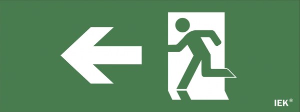 IEK Самоклеющая этик. "Фигура/стр. влево" ДПА IP20/54 IEK