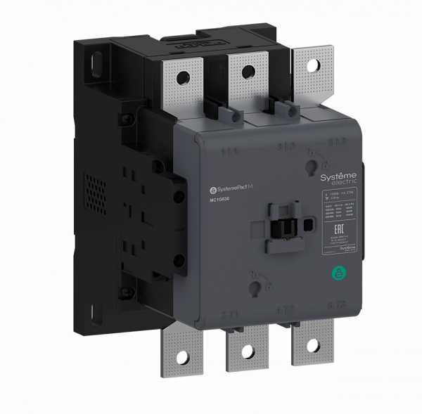Systeme Electric Контактор MC1G 3P 630A 2НО+2НЗ AC/DC 48-130V 50/60ГЦ