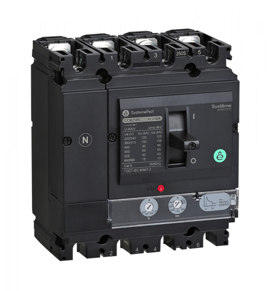 Systeme Electric Автоматический Выключатель SYSTEMEPACT CCB100 50KA 4P4D TMD16 рычаг