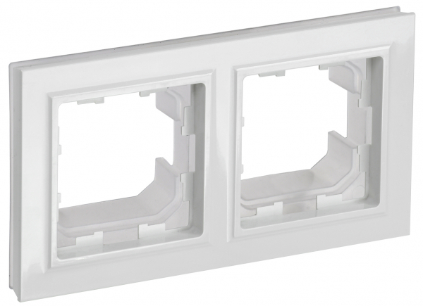 IEK BRITE BASE Белый Рамка 2-м IP44 РУ-2-БрБ-44