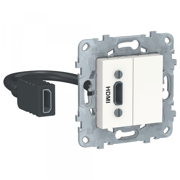 Schneider Electric Unica New Бел Розетка HDMI