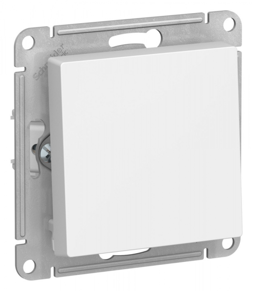 Systeme Electric AtlasDesign Белый Выключатель 1-клавишный 2-полюсный, 10А, механизм